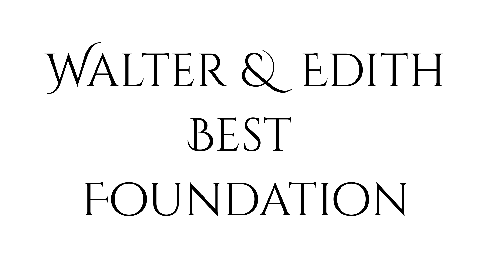 Walter & Edith Best
